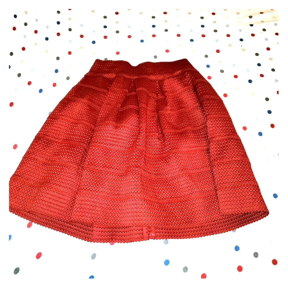 Red skirt